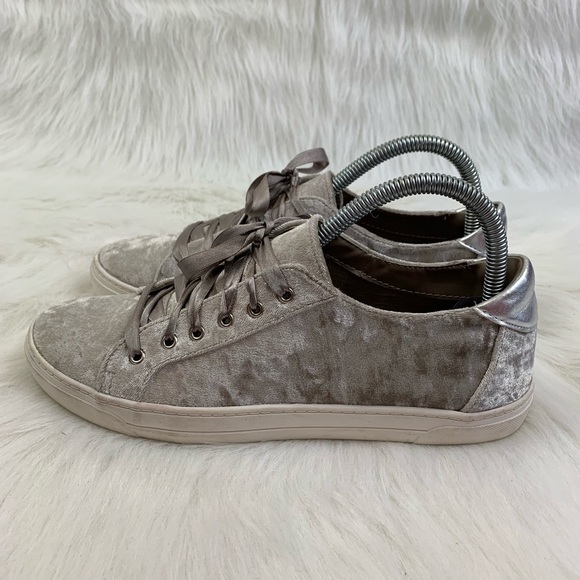 ***SOLD*** DV Dolce Vita Velvet Lace Up Sneaker - Picture 2 of 7
